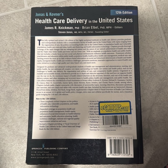 Health Care Delivery in the United States Book - Picture 2 of 3